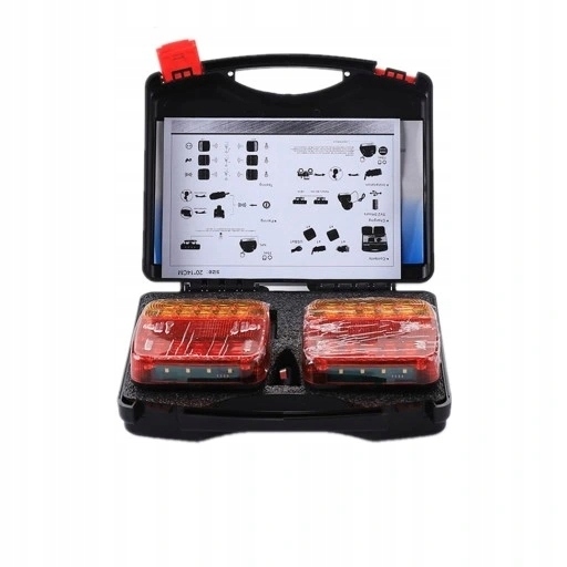 BEZPRZEWODOWE LAMPY NA PRZYCZEPĘ 20LED 12/24V 2SZT Marka Inna