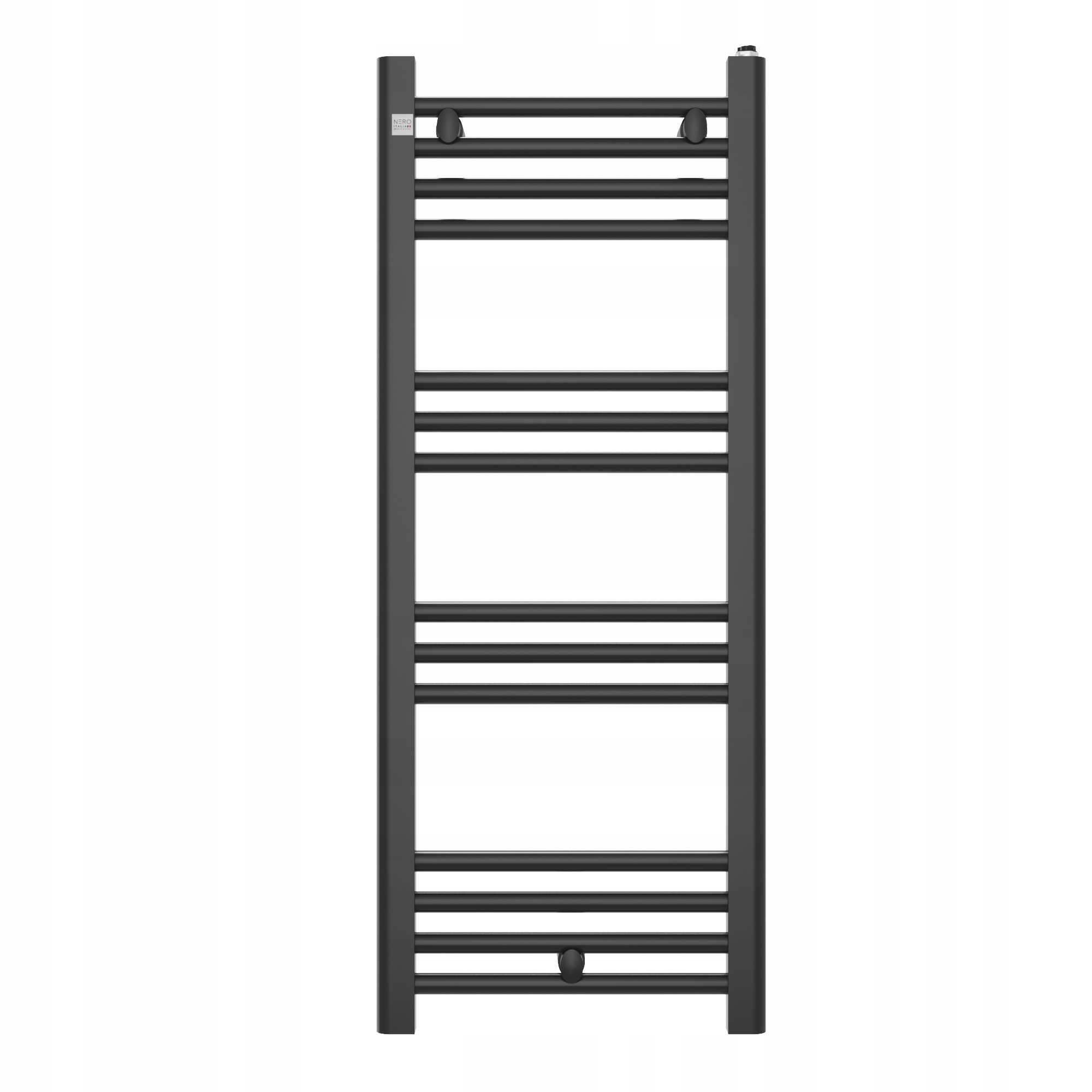 Kúpeľňový Kalorifer 100/40 cm Čierny Rebrík Moderný Puerto