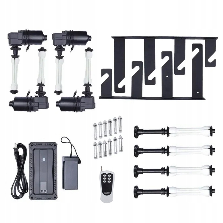 Prof. Elektrický Elektronický Systém Zavěšení Pozadí Na 4 Pozadí S Dálkovým Ovládáním