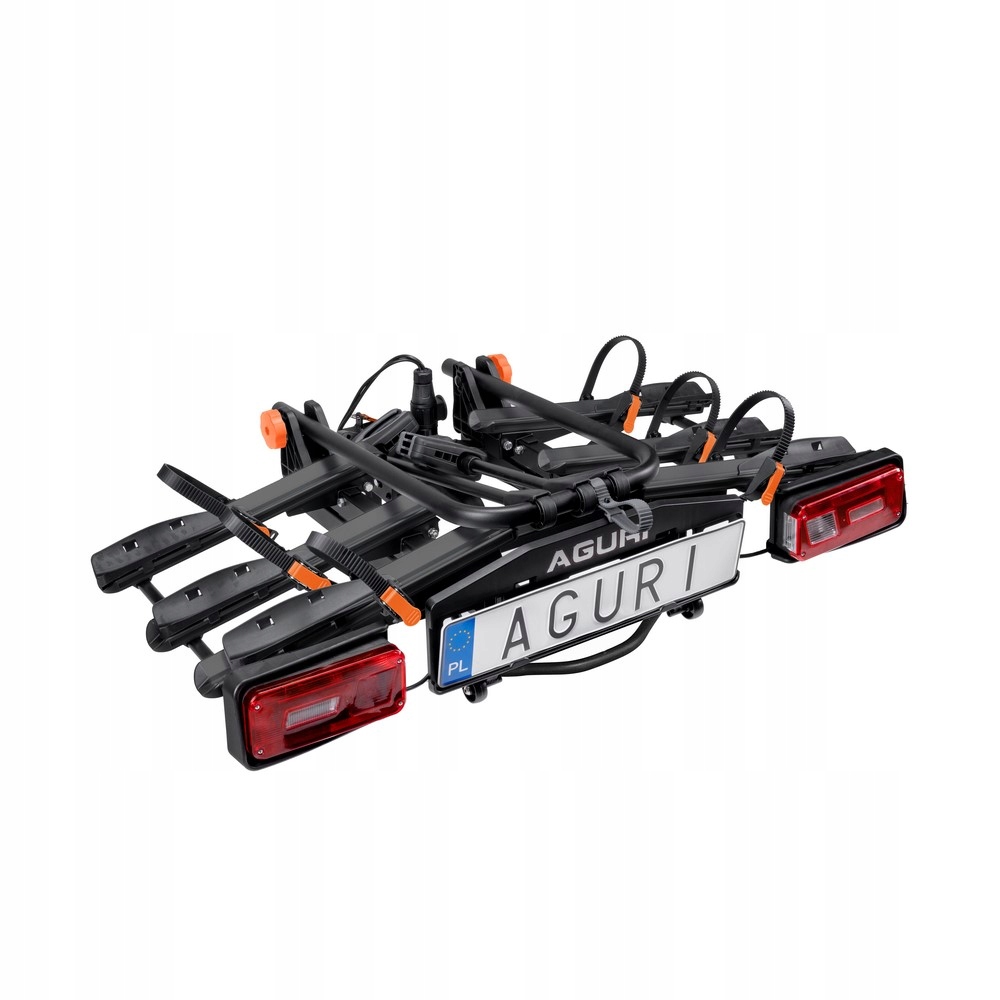 AGURI KRAB BAGAŻNIK NA 3 Rowery na Hak BLACK - NOWOŚĆ Producent Aguri