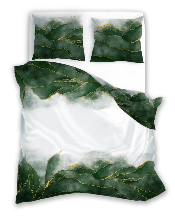 Pościel satynowa luksusowa 220x200 2x 70x80 cm Nobile 100% bawełna