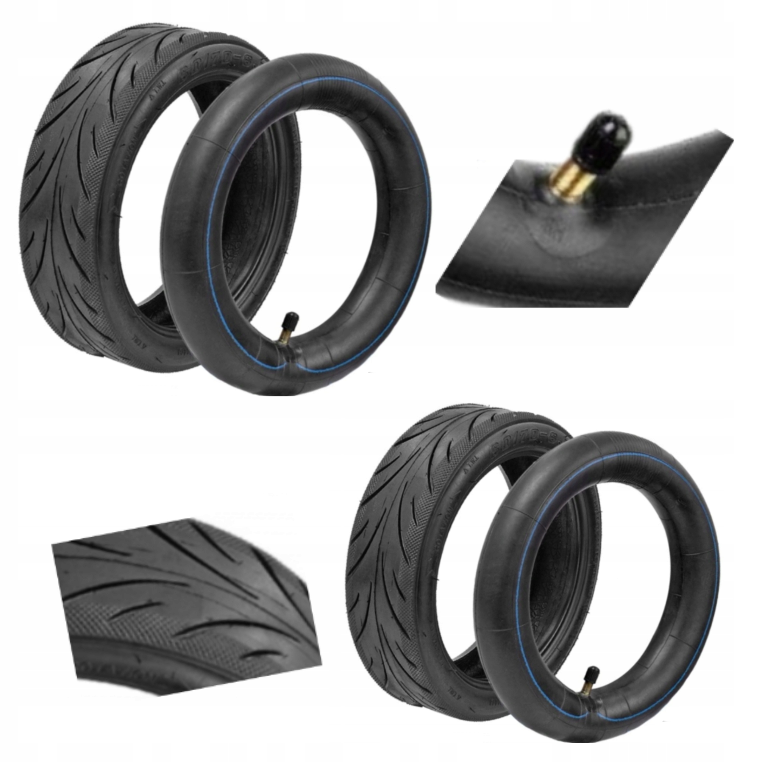 Pneumatika 10" 60/70-6,5 a Duše Pro Motus Ninebot Frugal Xrider F10 Max 2 Ks