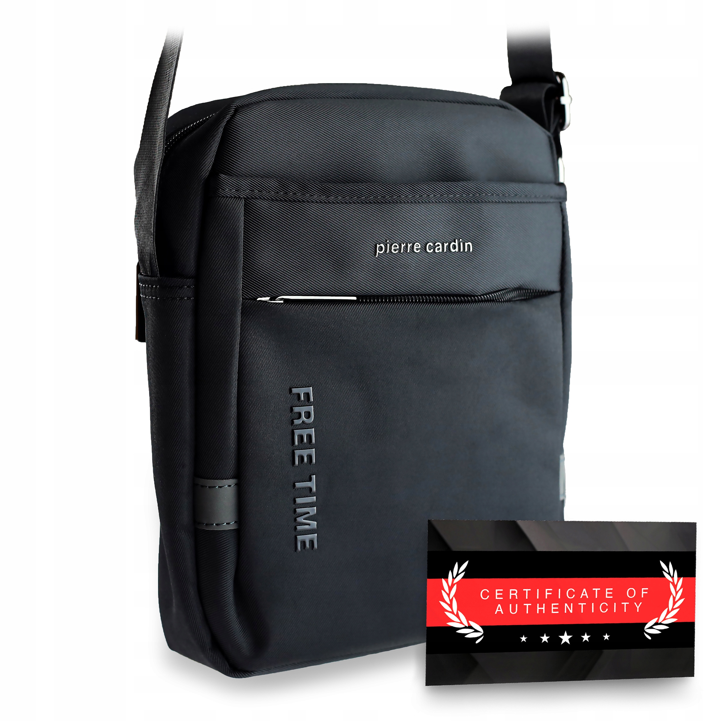 Pierre Cardin Černá pánská taška Styl a funkčnost Certifikát