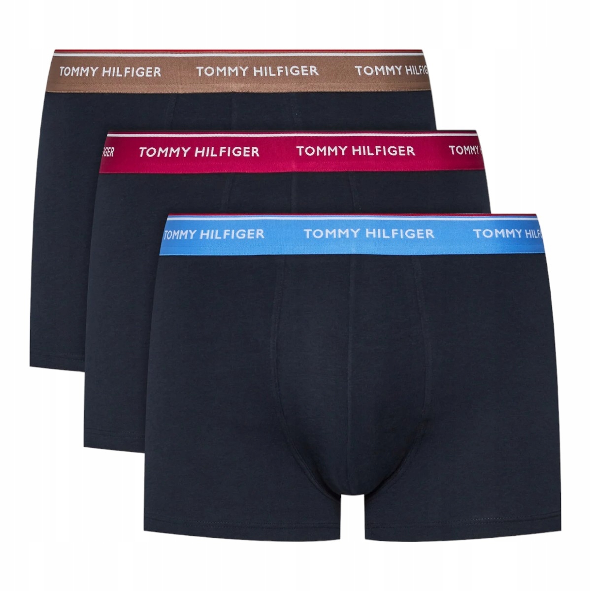 Tommy Hilfiger pánské boxerky 3-pack, tmavě modré, M