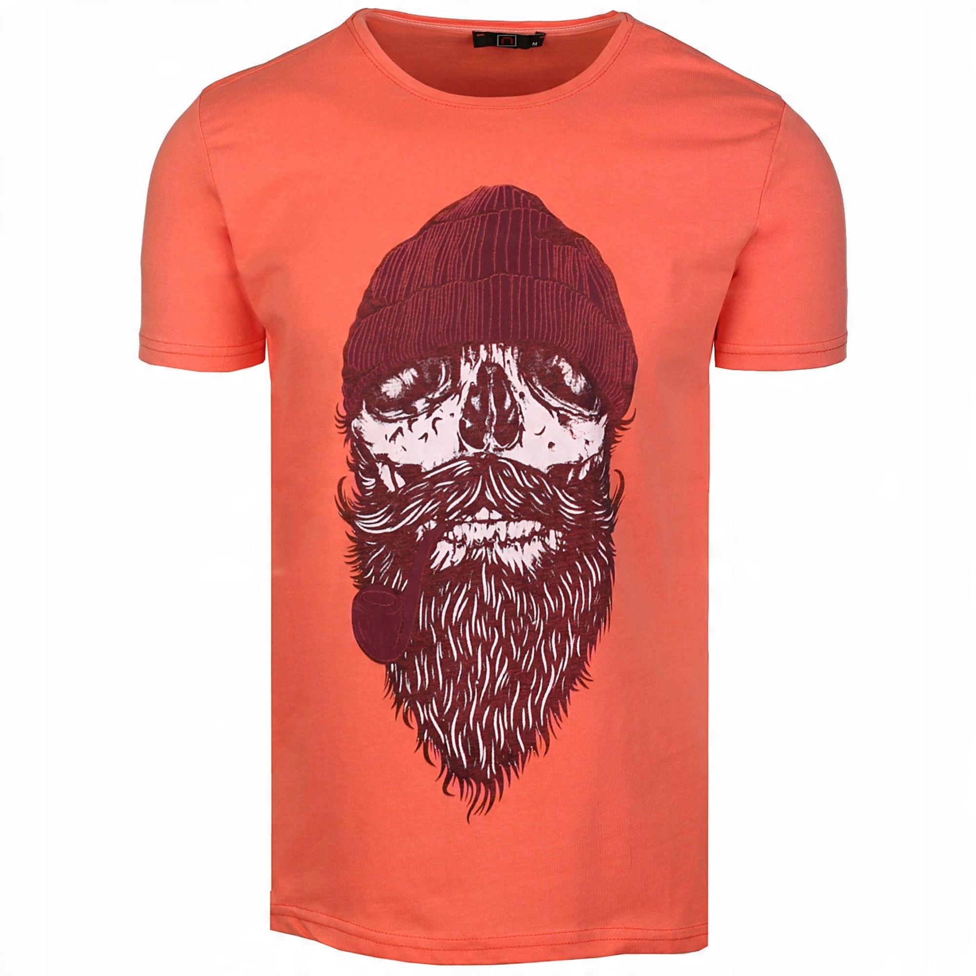 

T-shirt Męski Koszulka Czaszka Koralowy TS1908_M