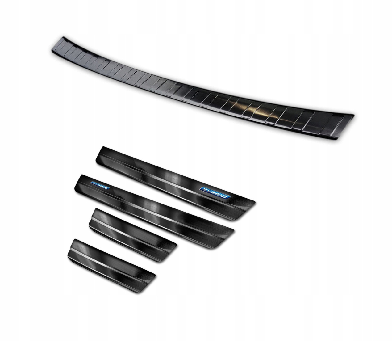 Toyota Rav4 V ZESTAW NAKŁADKA ZDERZAK TYŁ+PROGI