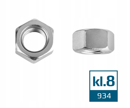

Nakrętka M10 Kl.8 DIN934 ocynk 100szt