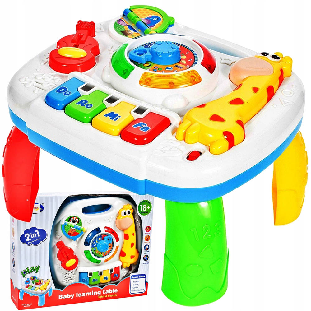 

Edukacyjny Interaktywny Stolik Panel Muzyczny 2w1
