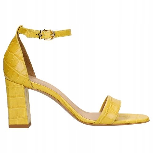 

Buty Wojas Sandały damskie skóra złote r. 40