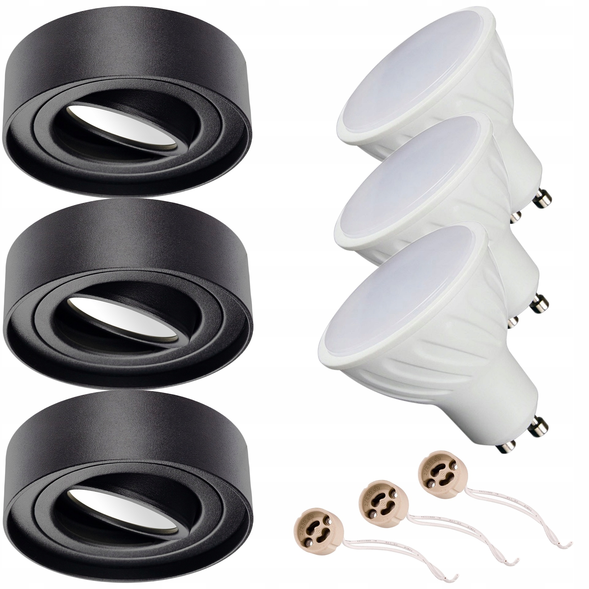 

3x Oprawa H29 Podtynkowa Ruchoma GU10 10W Ciepła
