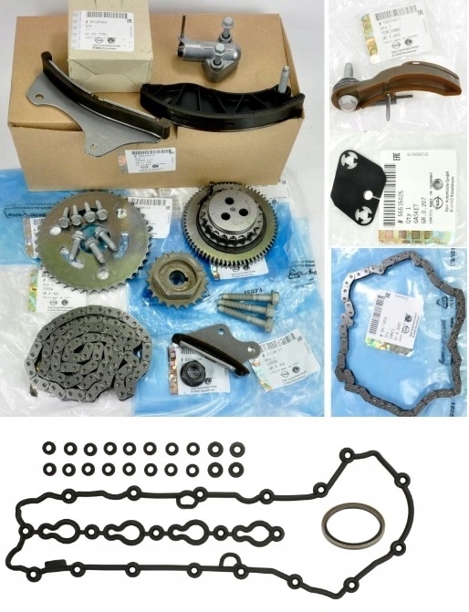 ŁAŃCUCH ZESTAW ROZRZĄDU OPEL 1.6 CDTI ASTRA INSIGNIA ZAFIRA MOKKA MERIVA