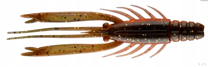 Przynęta krewetka Daiwa Prorex Urban Shrimp 7,2cm Orange Peeler 1szt 15152-