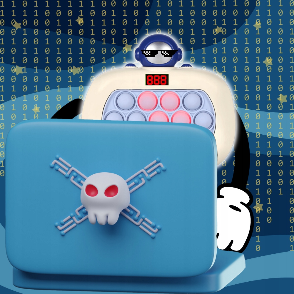 GRA POP IT KLIKUŚ ORYGINALNY ANTYSTRESOWA SENSORYCZNA WYŚWIETLACZ 6 TRYBÓW Rodzaj gniotki