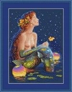 Křížková výšivka počítaná sada (kanva, mulina)