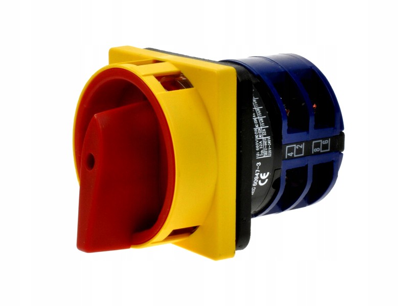 

Przełącznik krzywkowy obrotowy 32A 440V 8mm 43mm