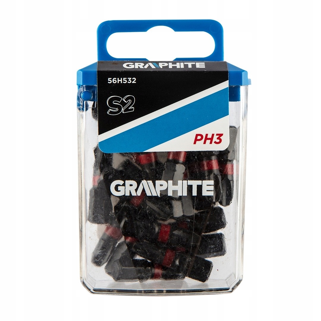 

Bity udarowe PH3 x 25 mm 20 szt. Graphite