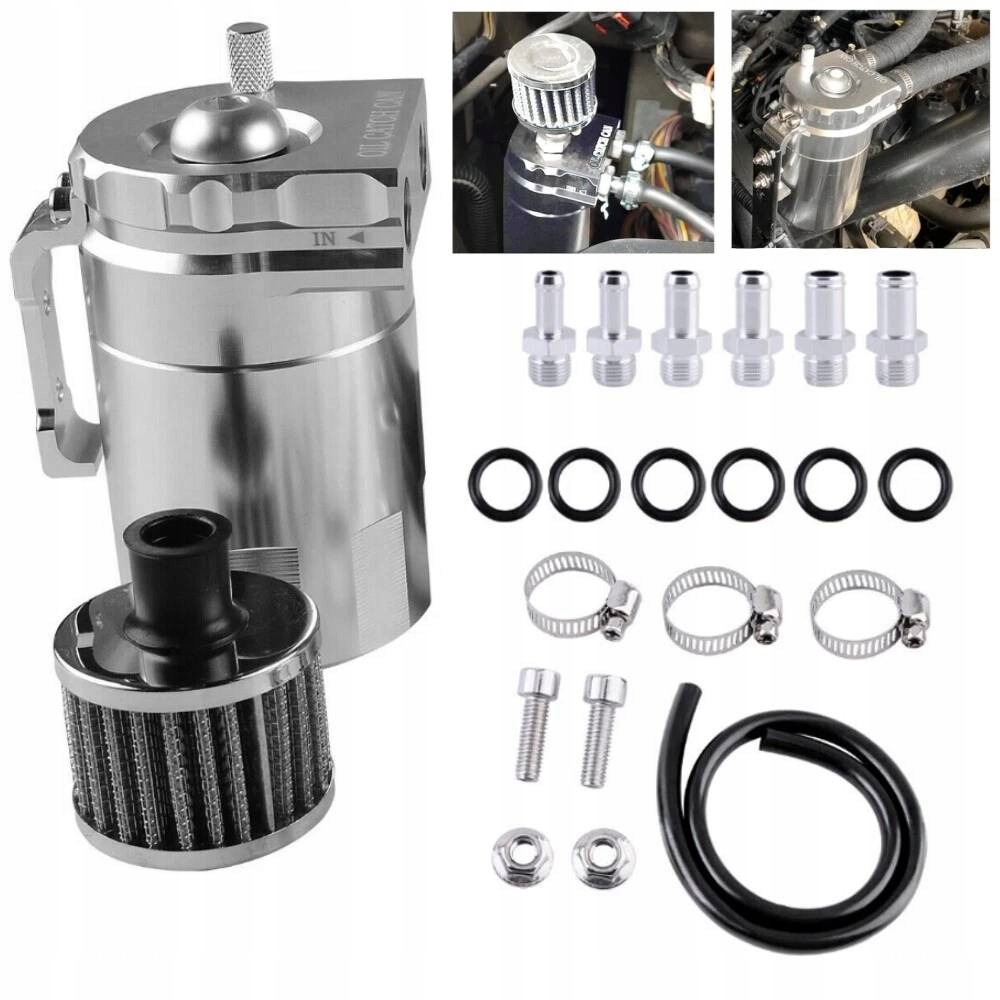 300ML Oil Catch Tank Odlučovač Oleje S Filtrem, univerzální, nádrž na olej