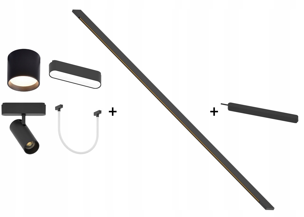 Łącznik "L" do szyny magnetycznej do oświetlenia M2 Długość 0.026 m