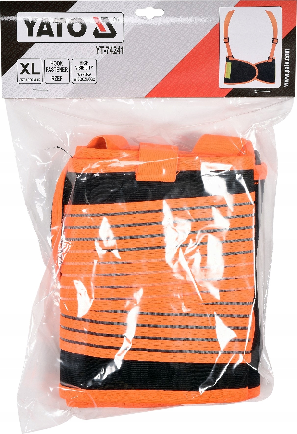 Pas antyprzeciążeniowy elastyczny szelki BHP Kod producenta YT-74241