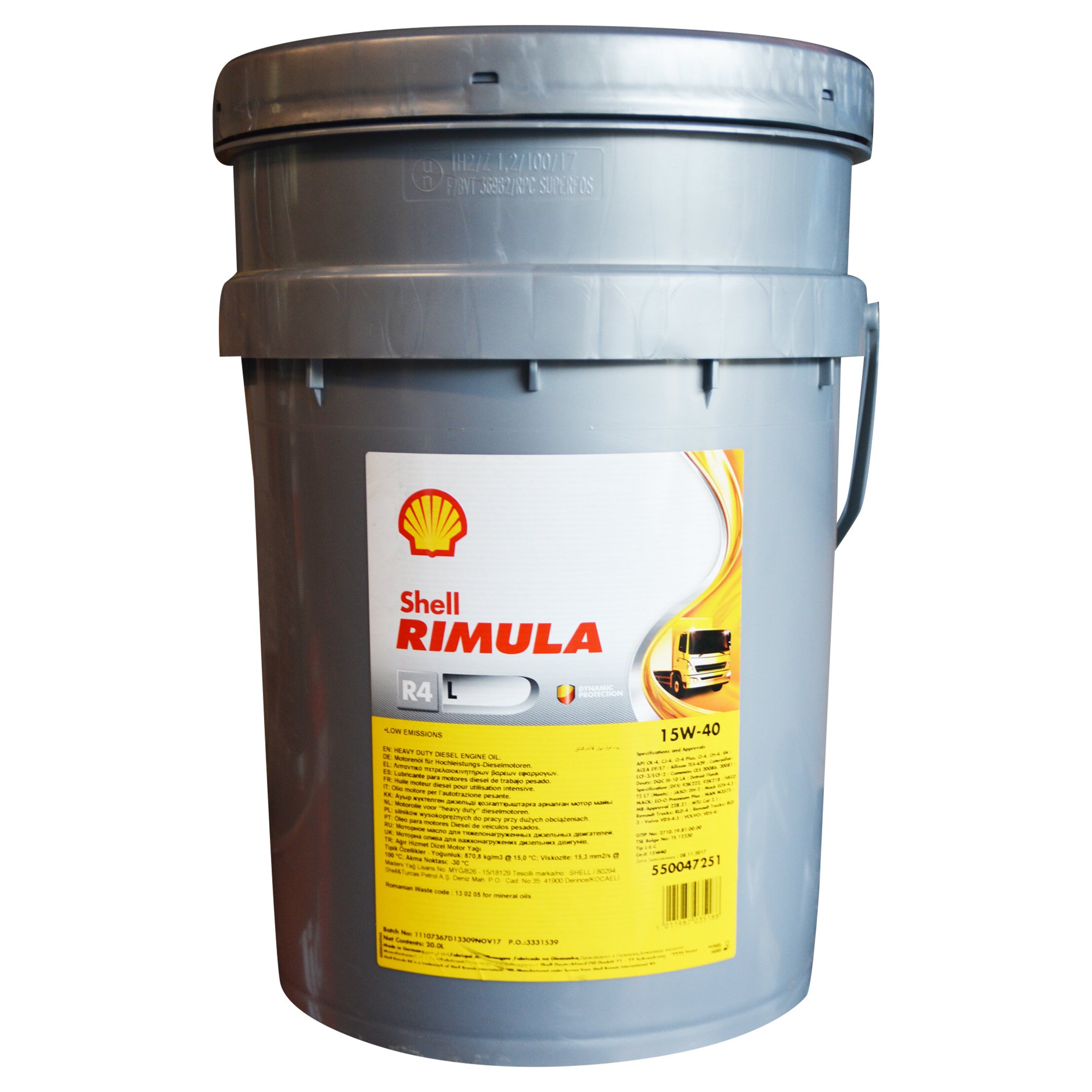 SHELL RIMULA R4L 15W40 20 L