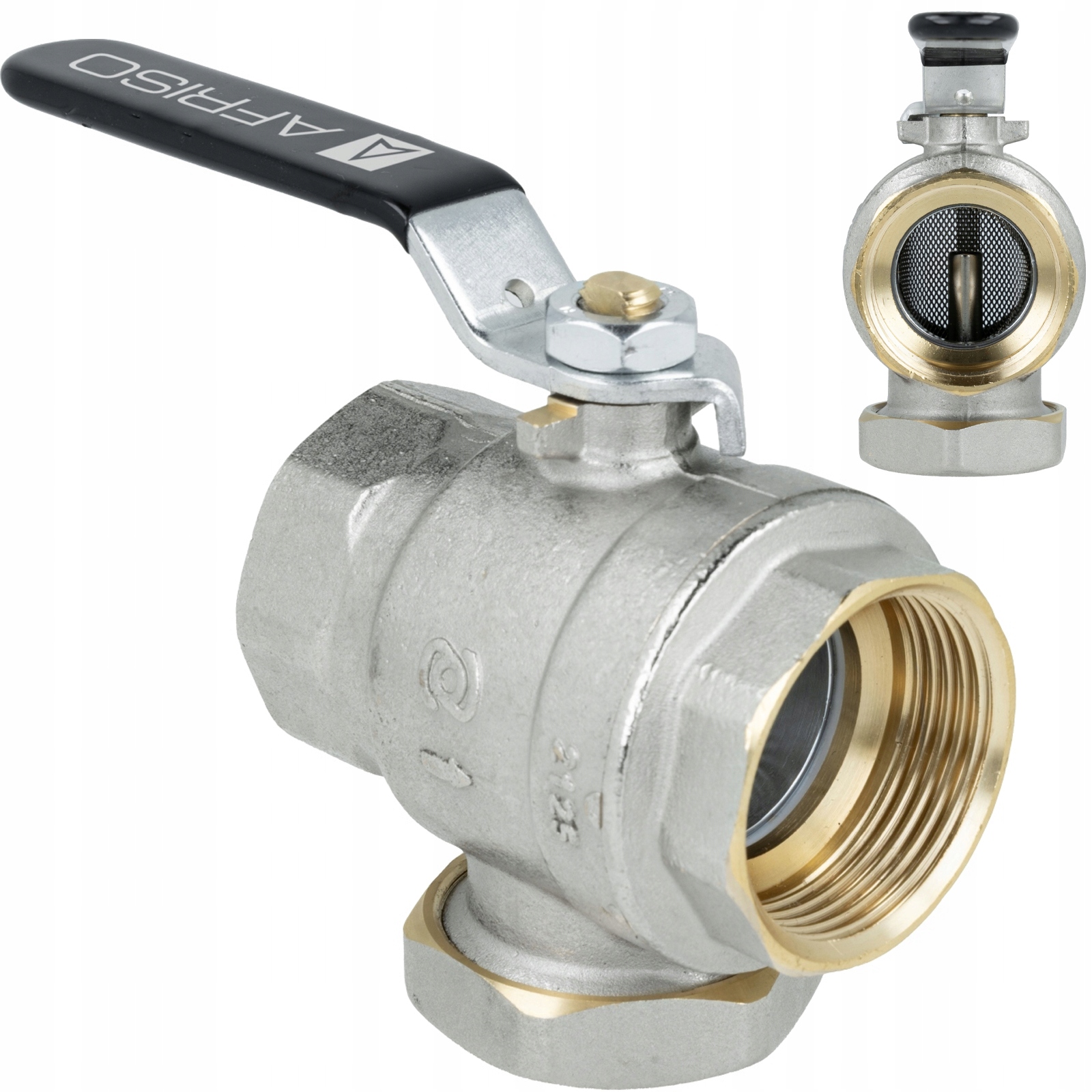 Kulový kohout se síťovým filtrem a magnetem Bfv Gw 5/4" Palce DN32 Afriso