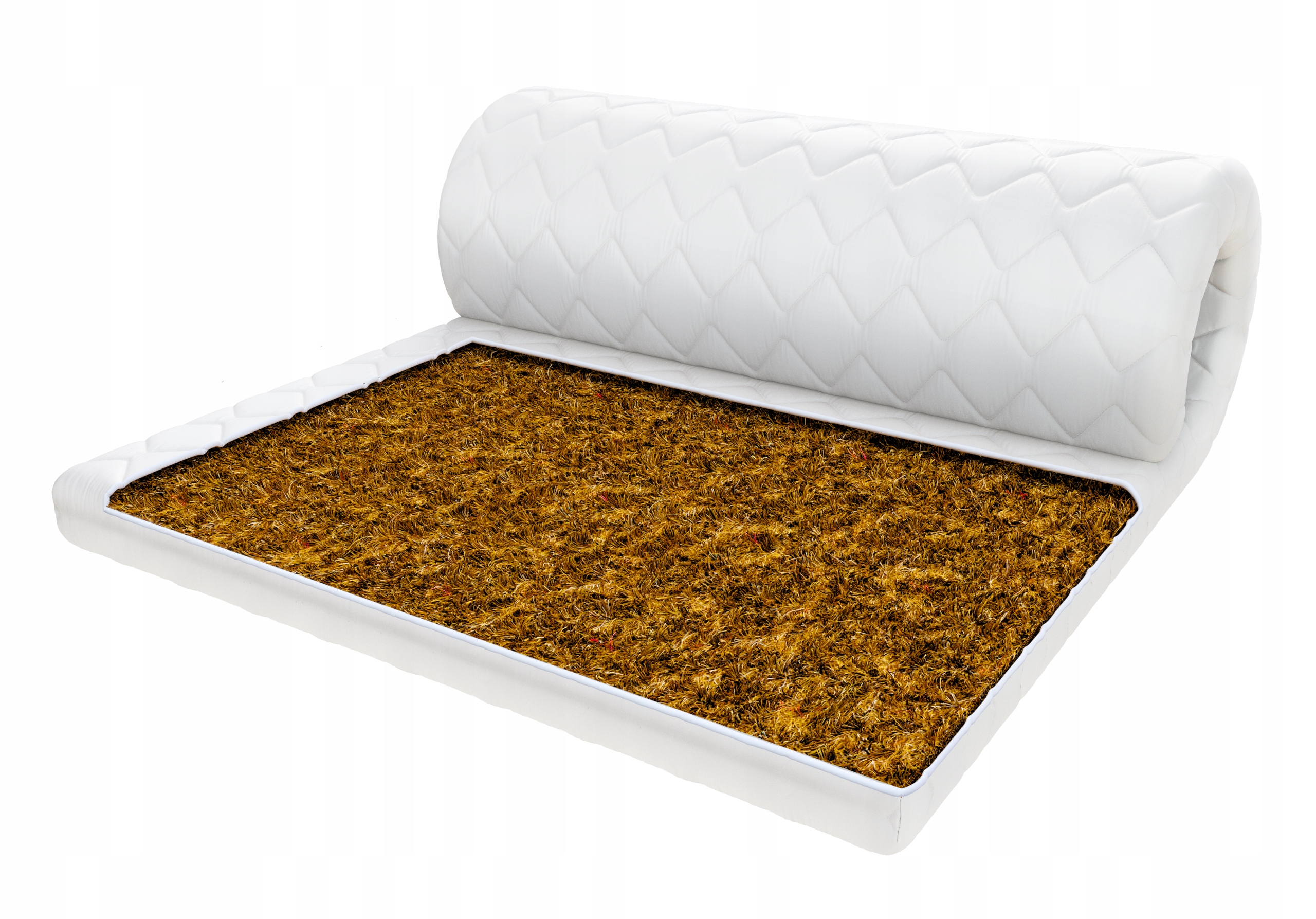 Materac nawierzchniowy 90x200 kokos Topper 3cm
