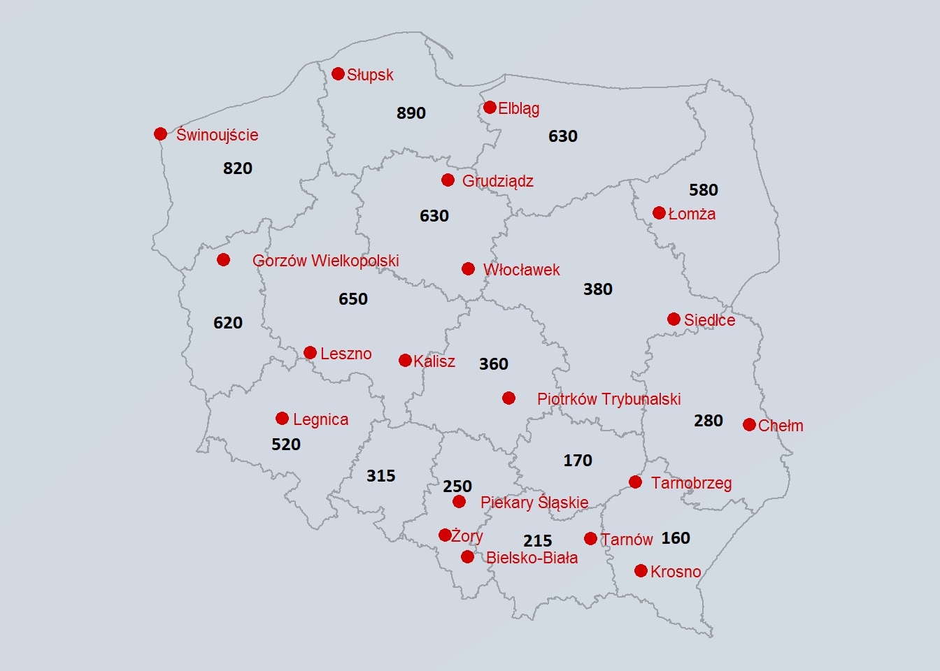 Szafka wisząca 65 cm OLCHA 40/65/32,1 Szerokość mebla 65 cm