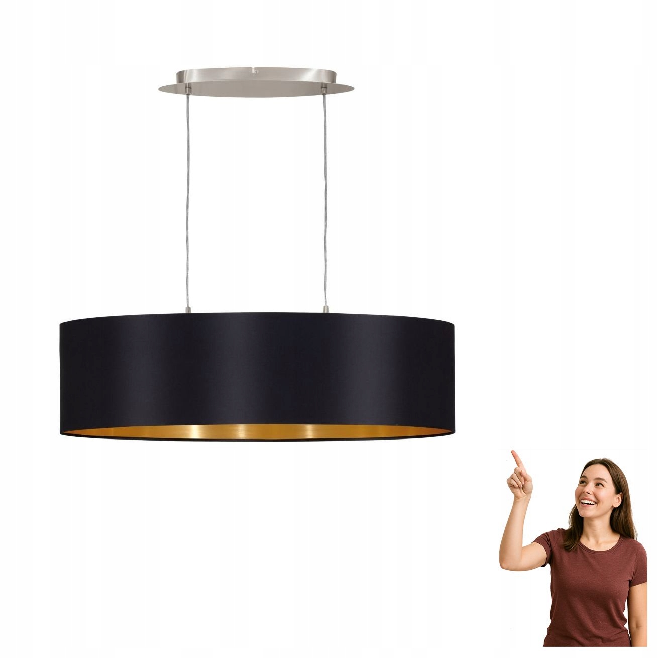 Závesná lampa Maserlo 31611 Eglo