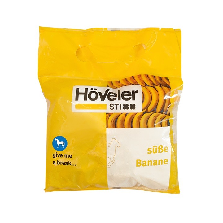 Höveler Stixx Słodki Banan – snack z banana dla koni horse 1 kg