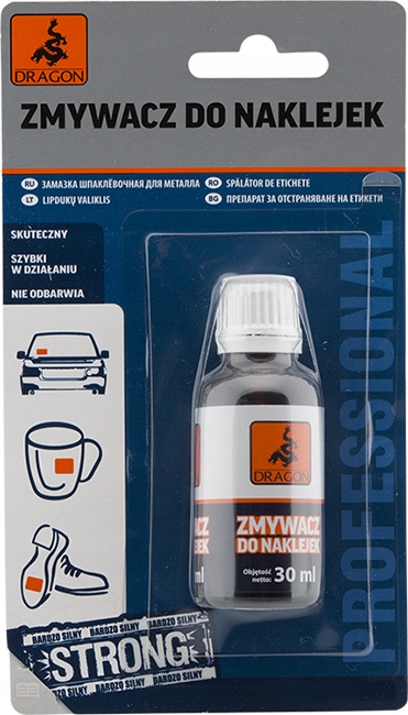 

Zmywacz do usuwania naklejek etykiet Dragon 25 ml