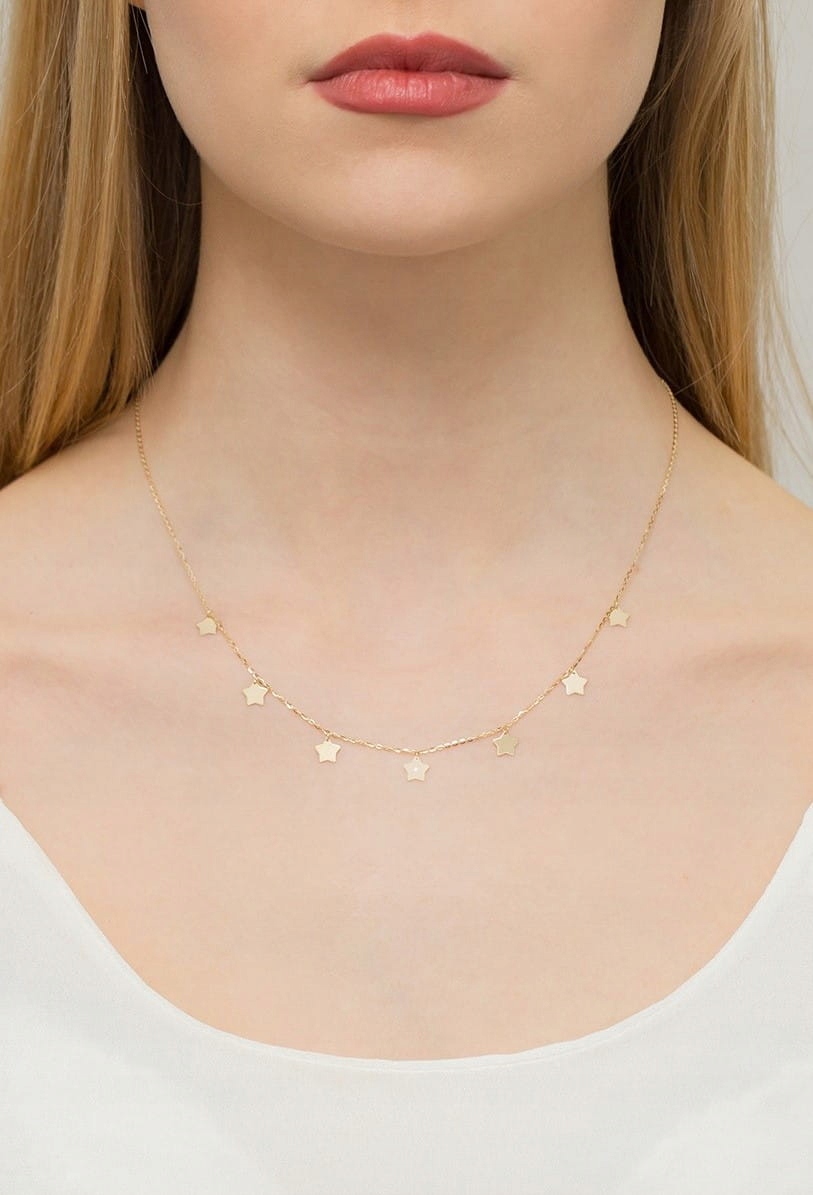 ZŁOTA CELEBRYTKA Z BRYLANTEM pr. 585 Kolekcja 24 Karaty