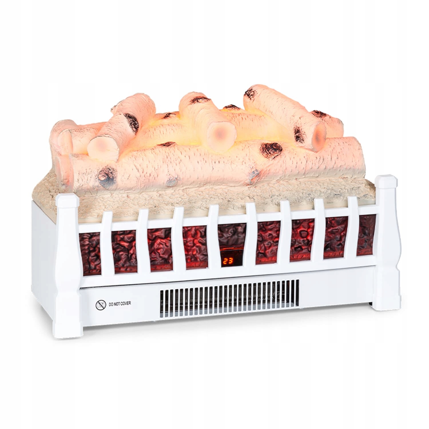 Stojanový krb s funkciou elektrického vykurovania Klarstein biely 1800 W