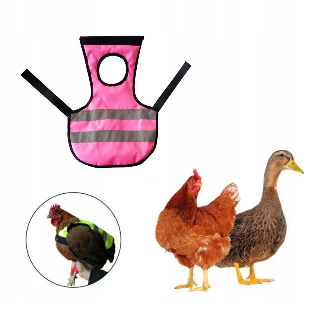 Pet Reflective Vest Chicken Poultry Hen Saddle For Marka bez marki