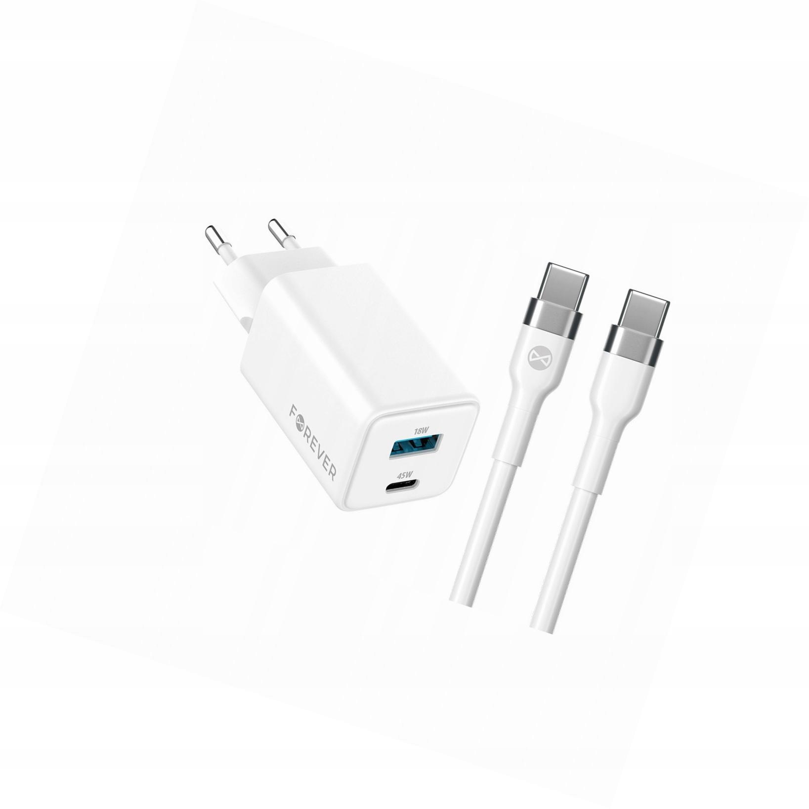 Szybka ładowarka GaN 45W Usb-c z kablem do Samsung Galaxy M22