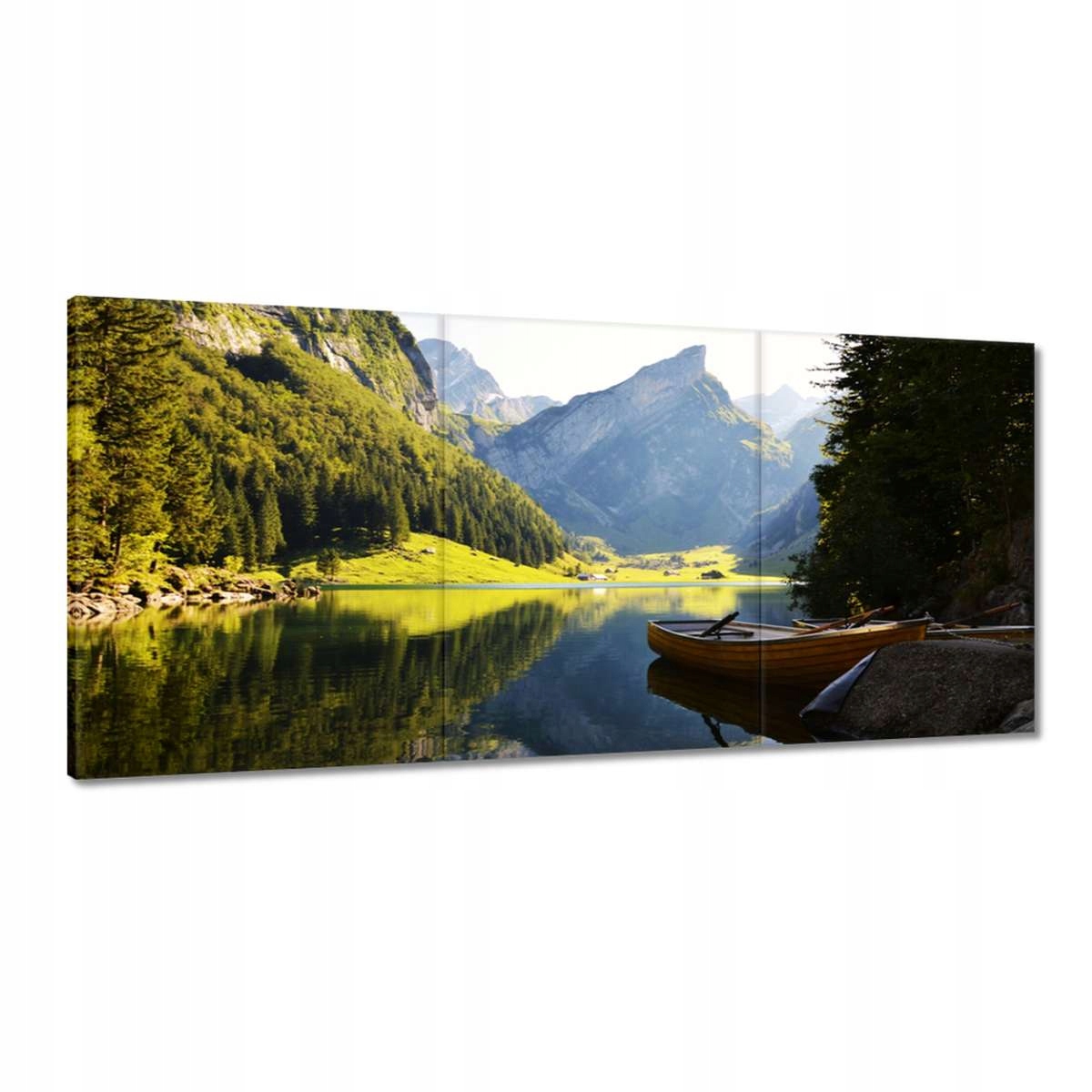 Obrazy 210x100 Horské jazero