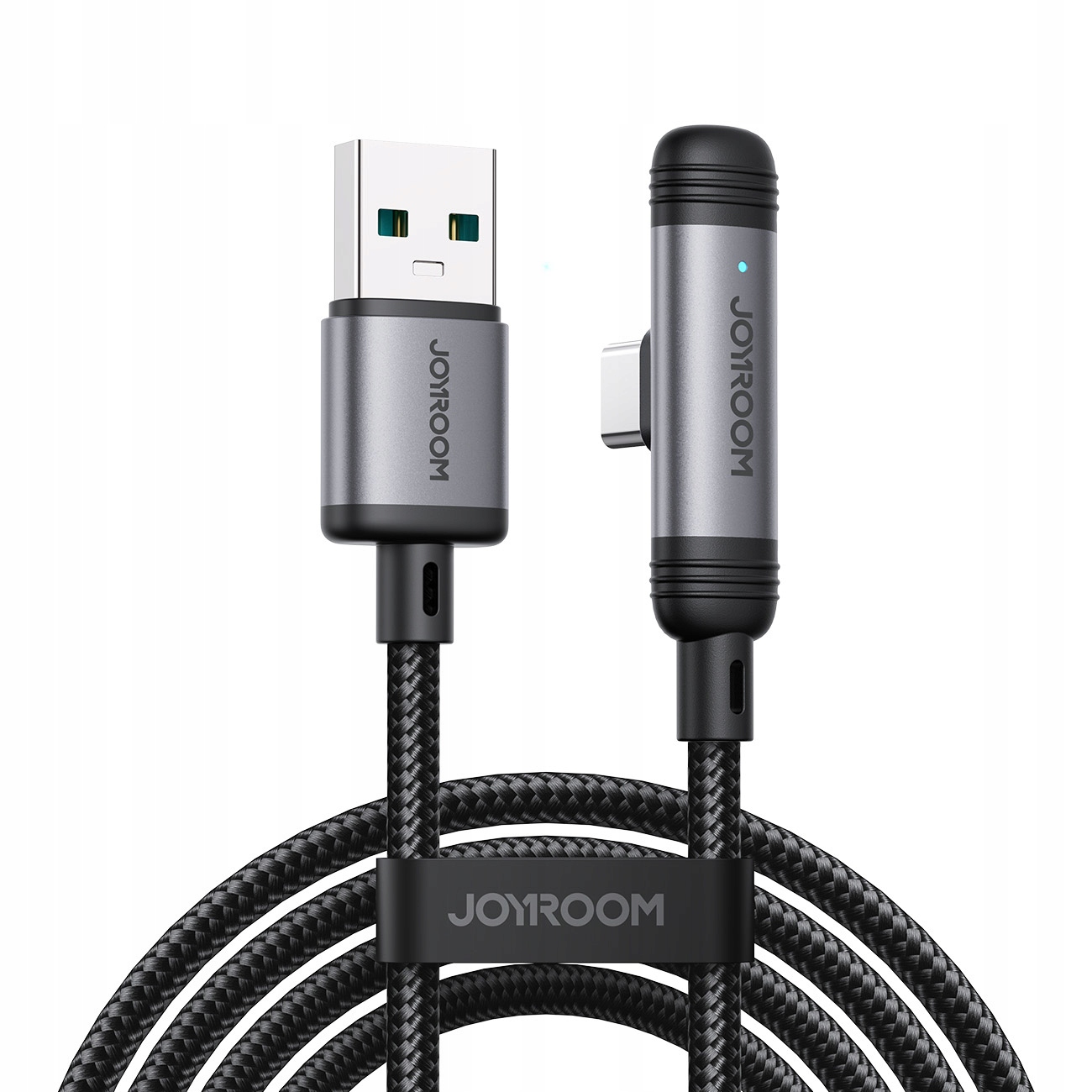 Kabel Joyroom S- A56 EnjoyX Series 90° Usb- A Usb- C 3A 1,2m czarny