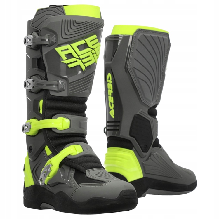 Acerbis Whoops Boots Grey/yellow pánske cross enduro off-roadové topánky 45