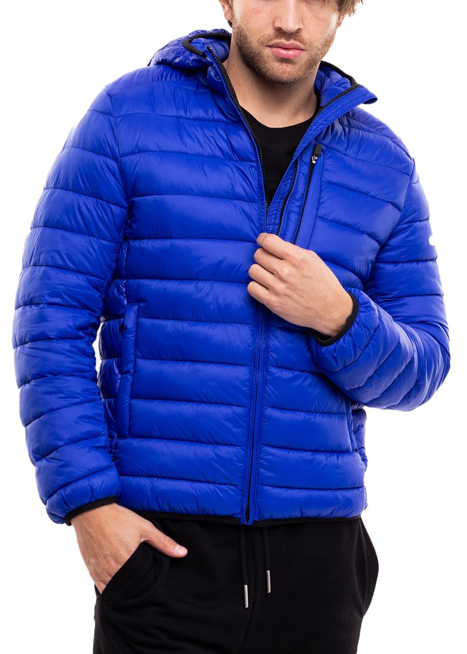 Champion Pánská zimní bunda s kapucí teplá a pohodlná vel M