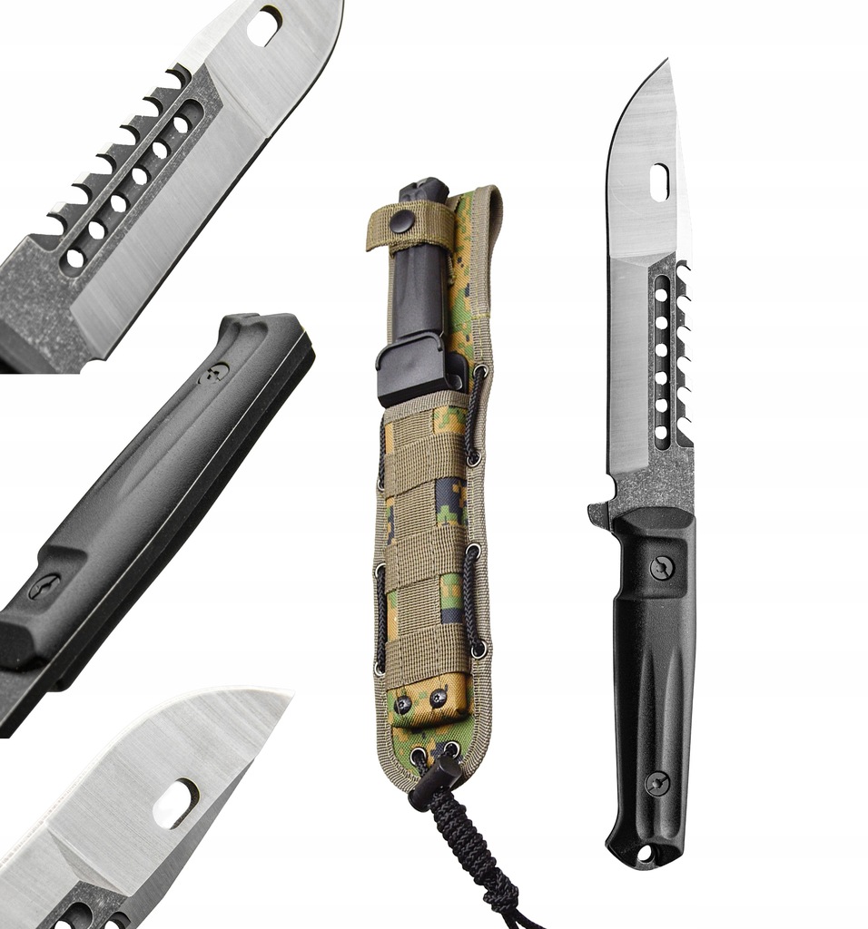 Nůž Ostré Pouzdro Pouzdro Maskáčový Solidní Přežití