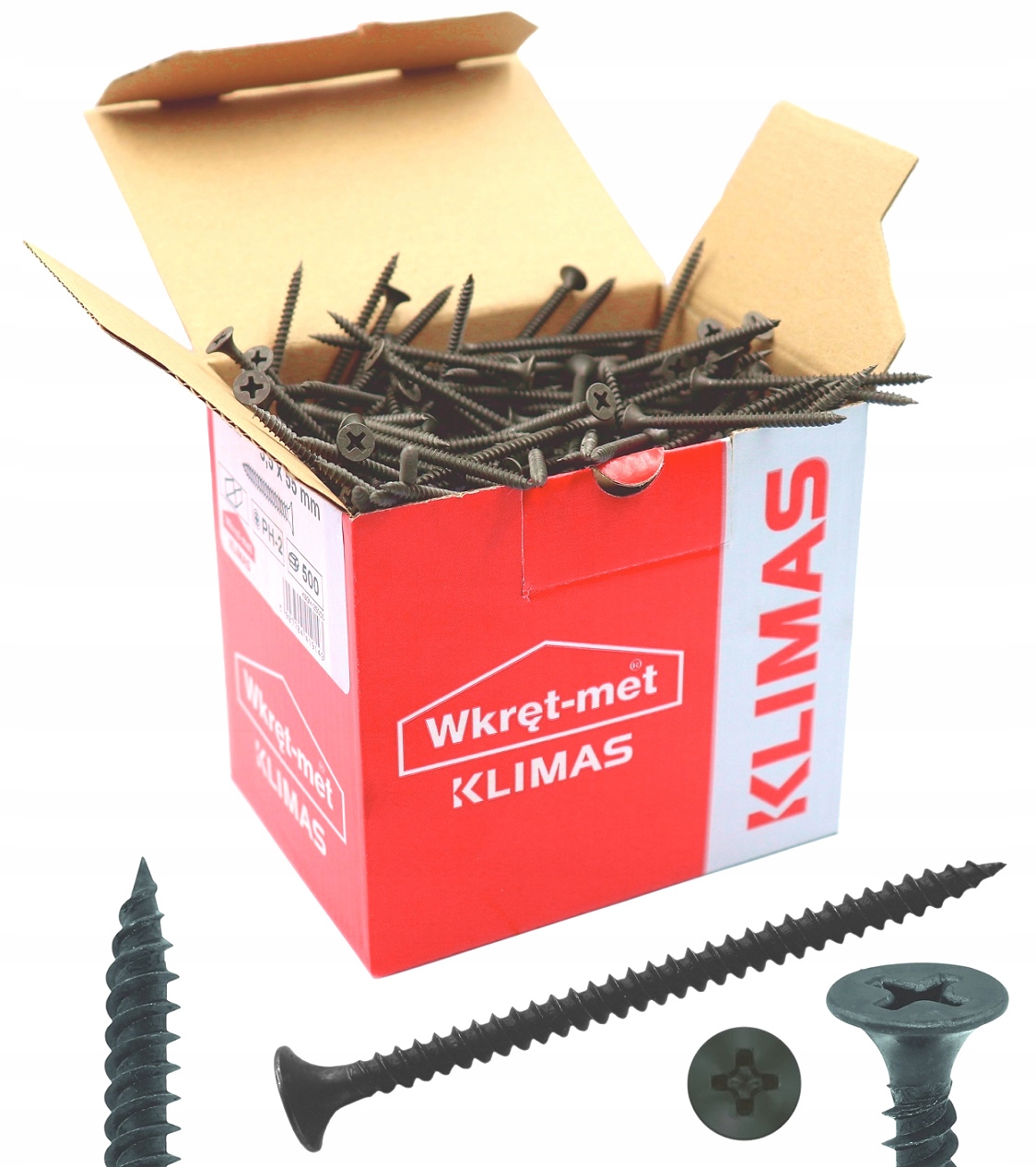 

Wkręty Fosfatowane Wkręt Do Metal Gk 3,5x45 500szt