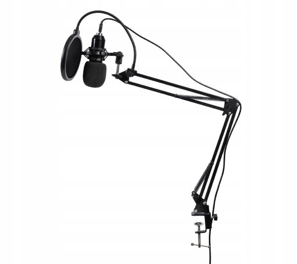 MIKROFON REINSTON EMIK01 USB KOSZYK FILTR STATYW