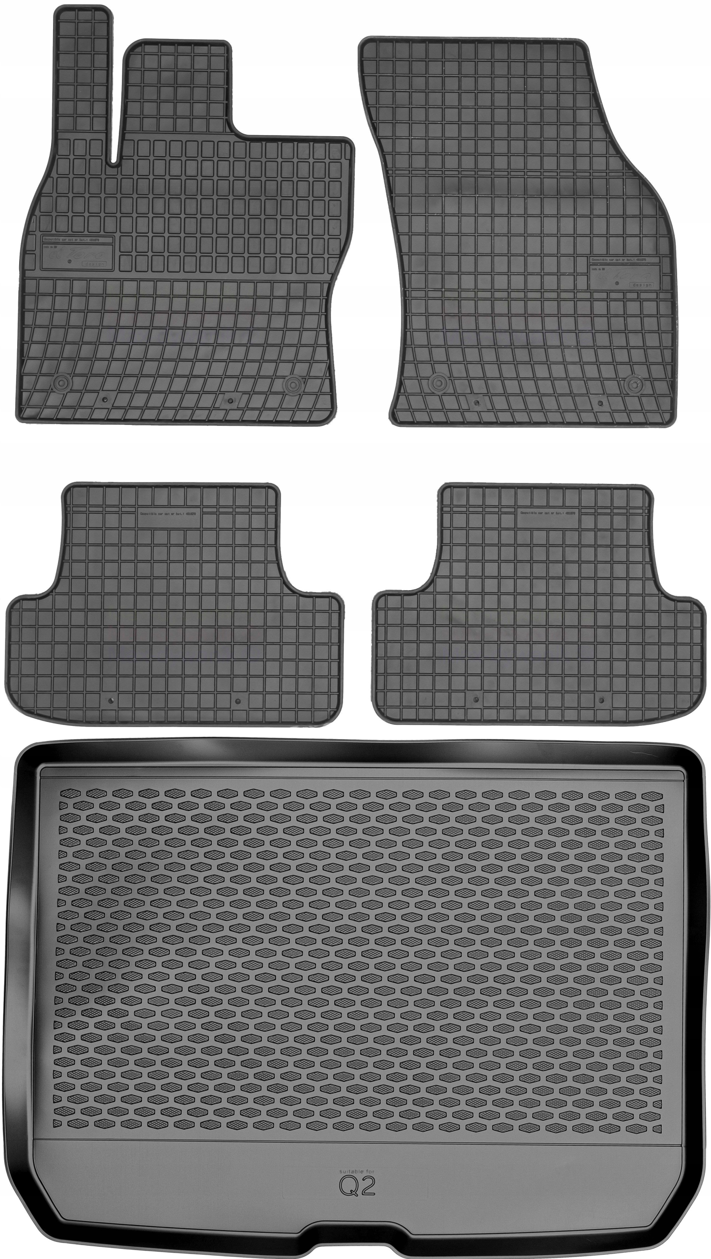 Килимки Max-Килимок резинові 290335+401976 5 el.