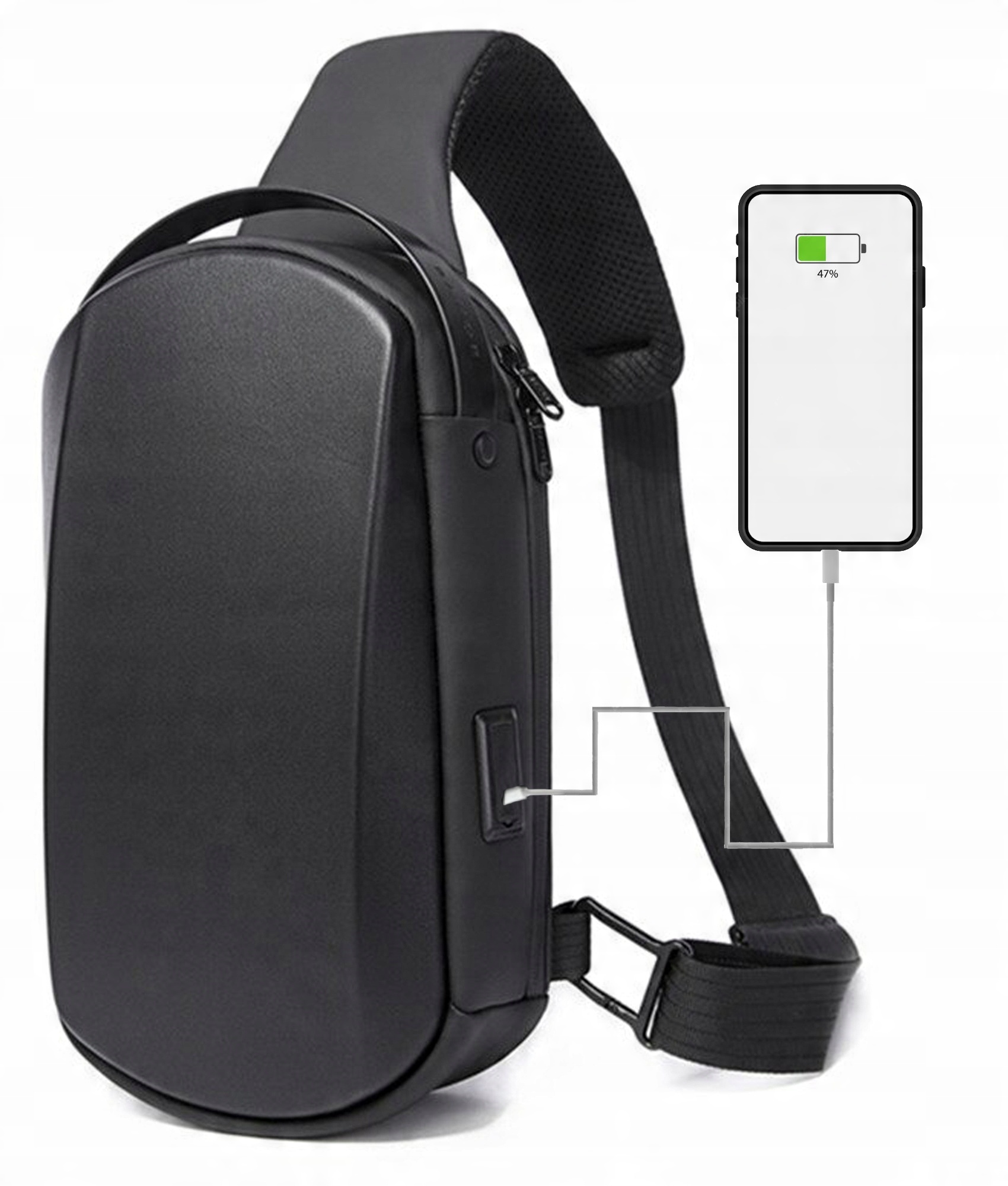 

Plecak miejski Bange na Jedno ramię Organizer Usb