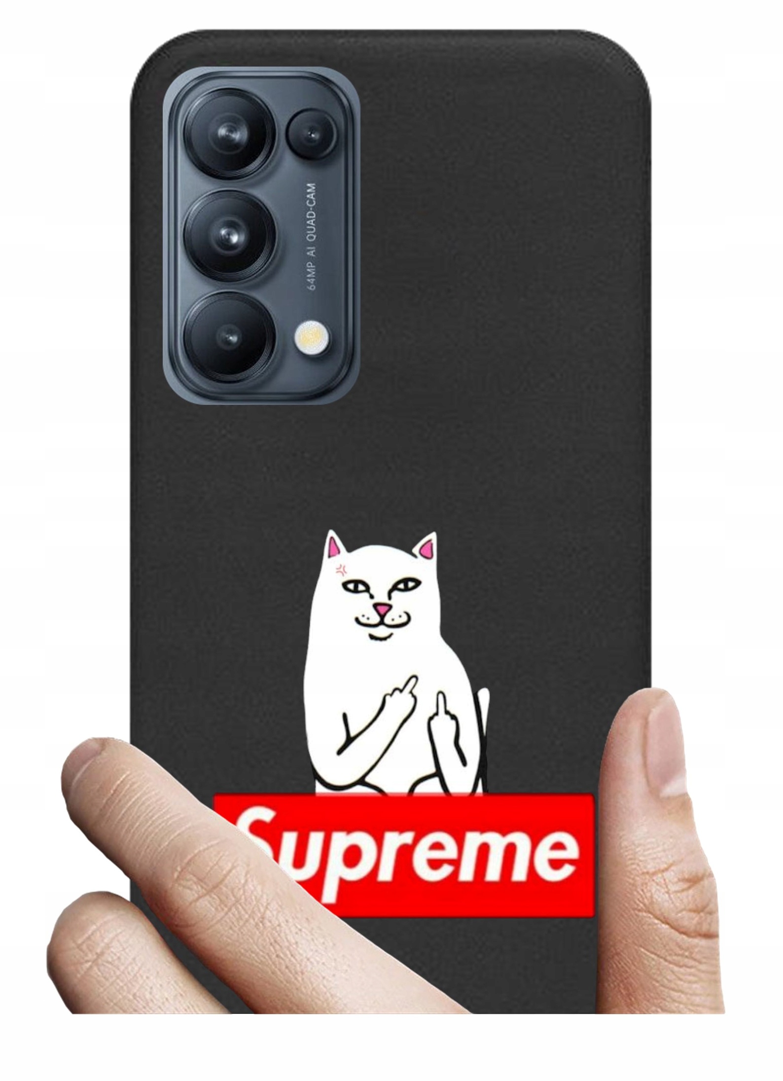 

Etui czarne do Oppo Reno 5 Pro różne wzory nadruk