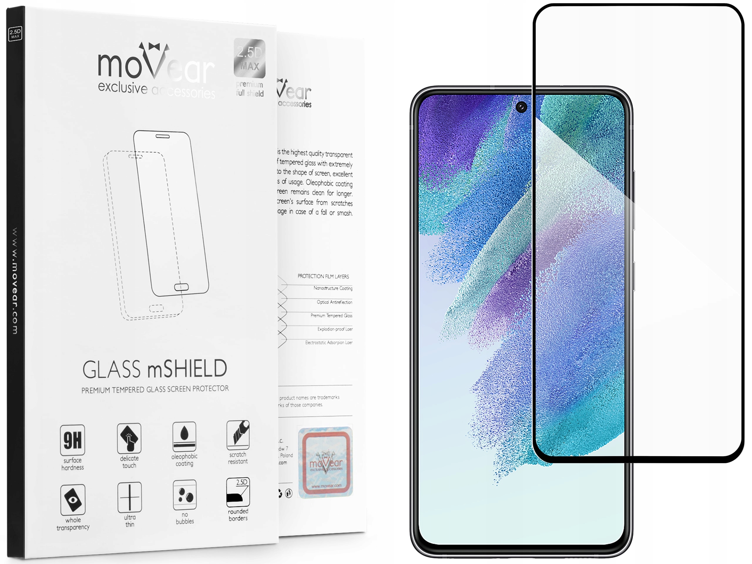 

Szkło Hartowane do Etui na Samsung Galaxy S21 Fe