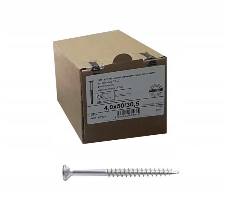 

Wkręty Wurth konfirmat samowiercące 4x50 500 szt