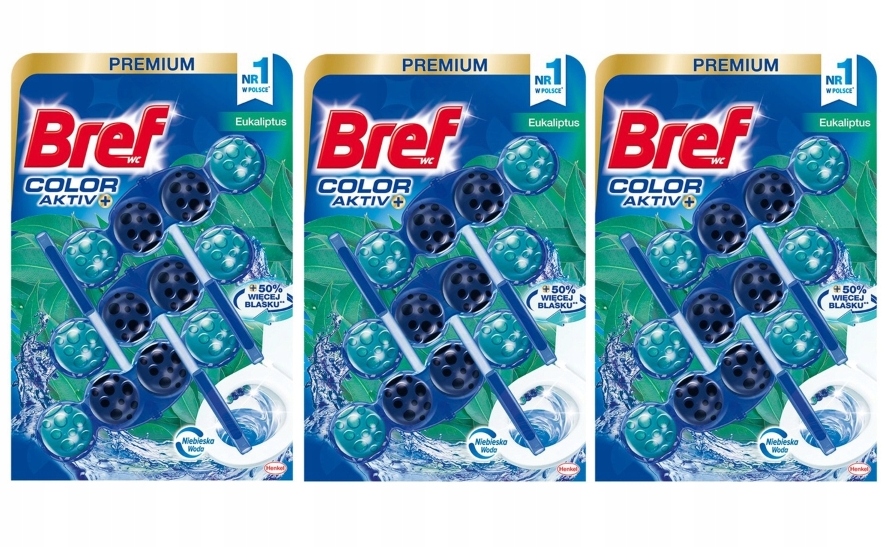 

Bref zawieszka do Wc barwiąca Eukaliptus 3szt x 3