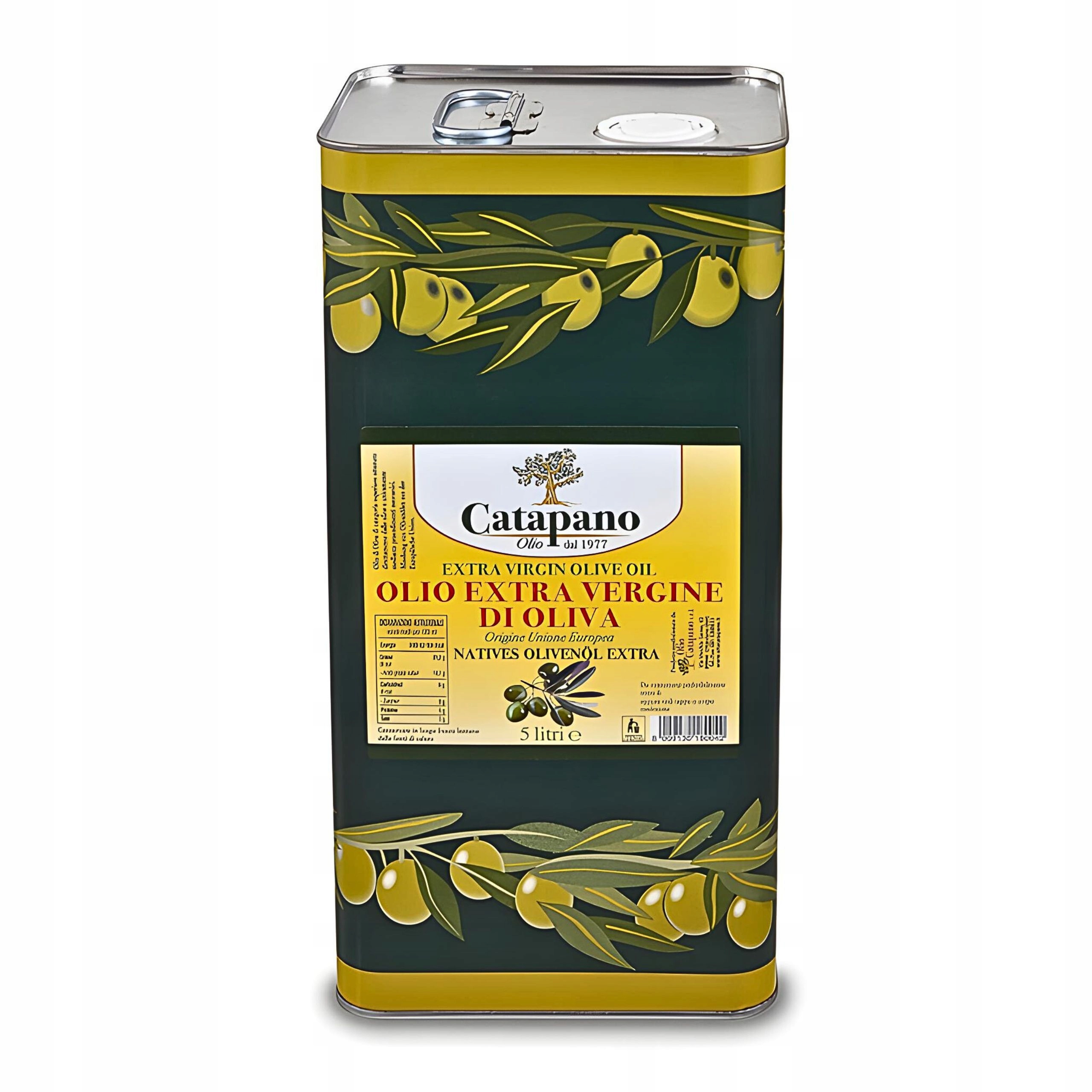Oliwa z oliwek Extra Vergin z Włoch 5L puszka