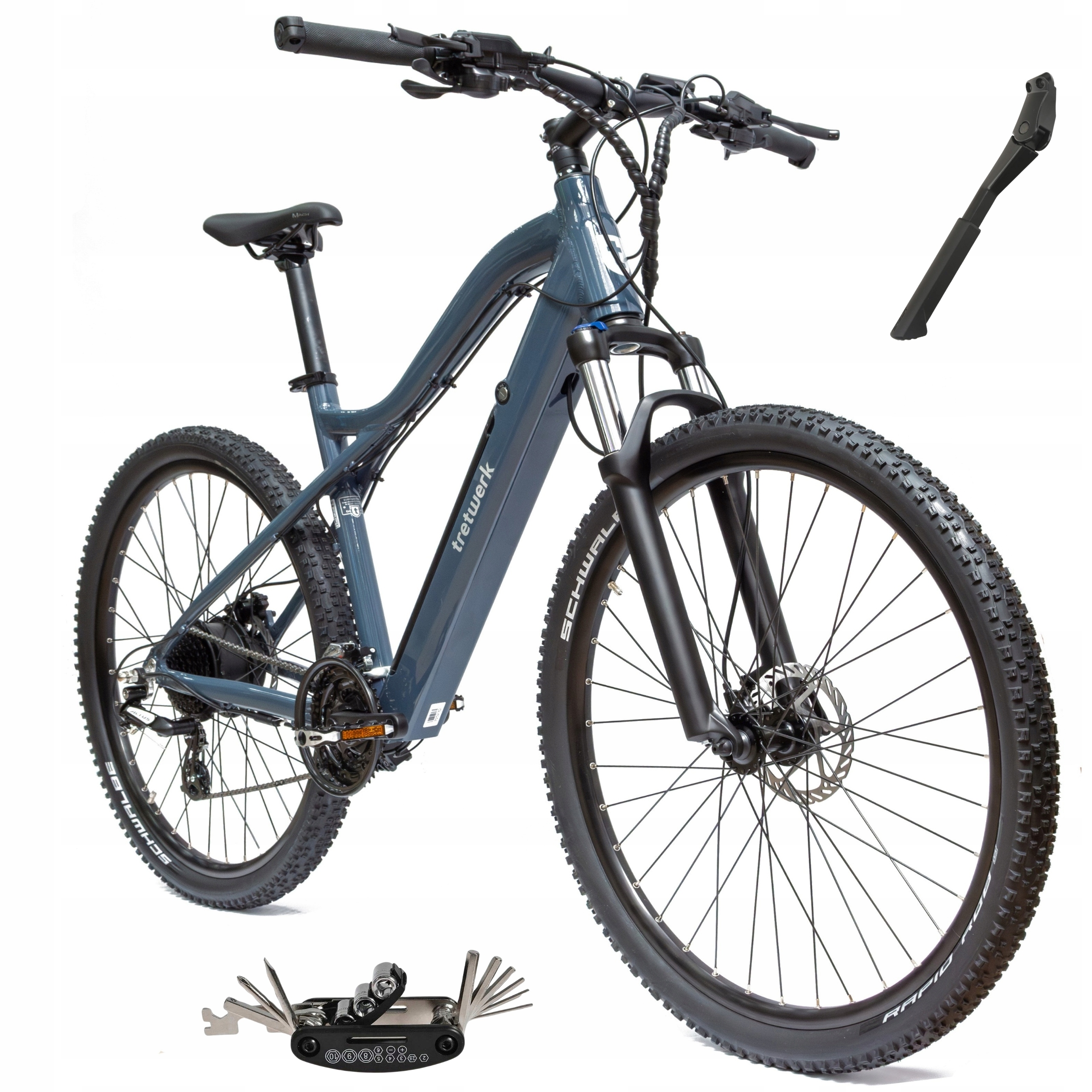 Rower Elektryczny Damski Męski Koła 29" Górski Mtb Hydraulika Shimano Altus