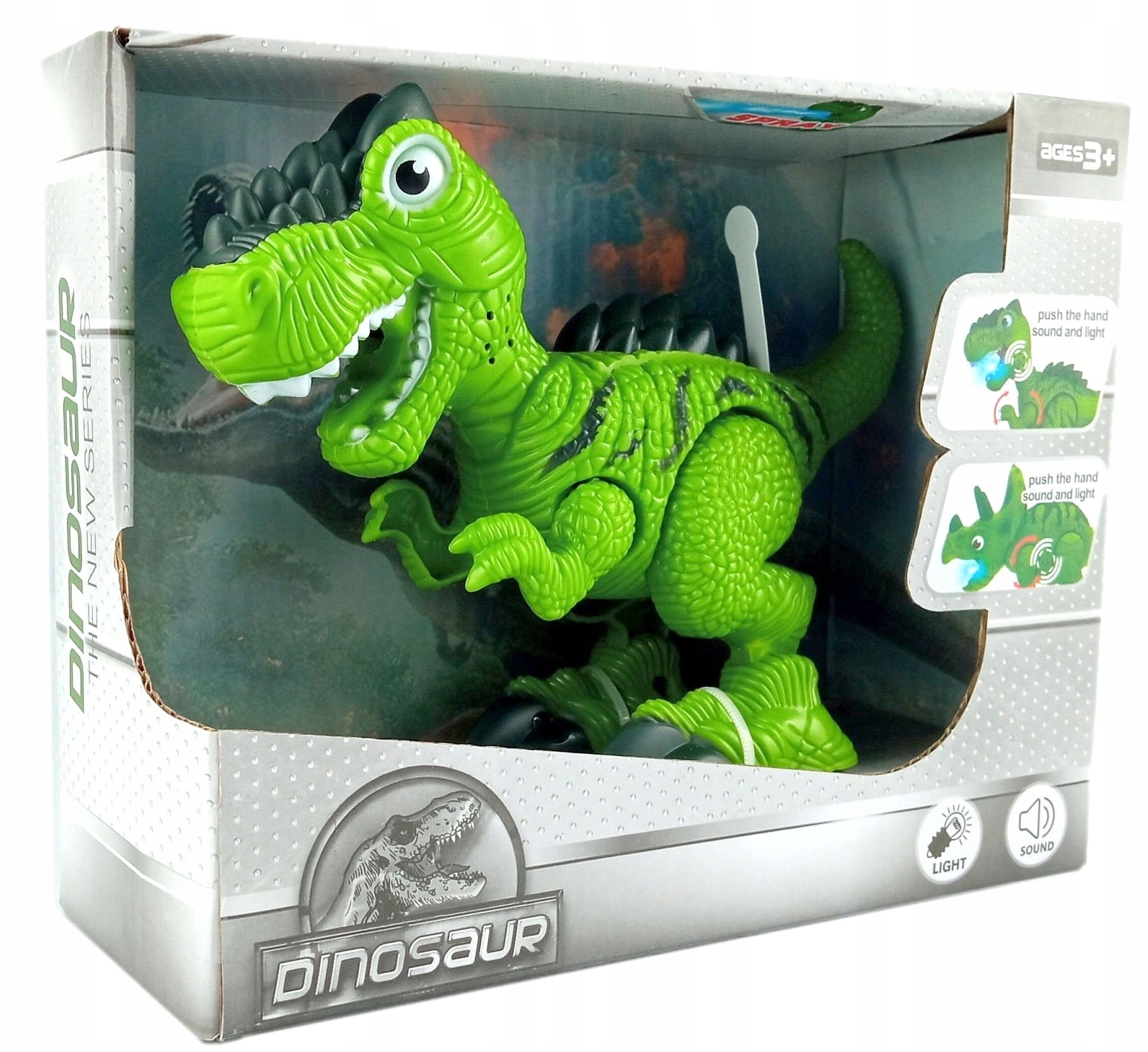 DINOZAUR INTERAKTYWNY T-REX ŚWIECI RYCZY DŹWIĘK Marka inna